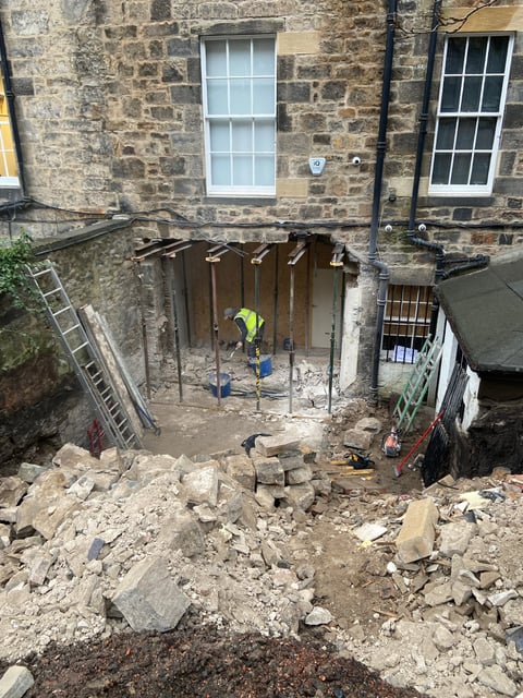 Opening up the rear elevation of a stone town house