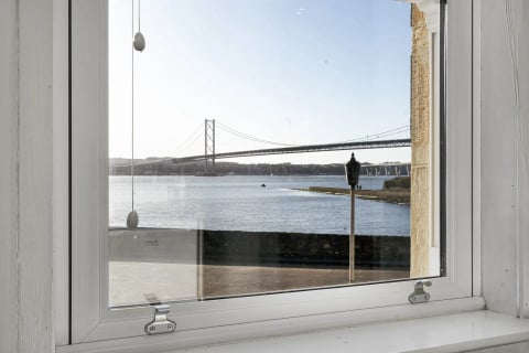 The road bridge across the Forth from the window